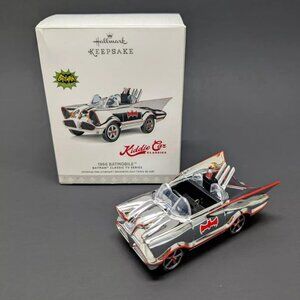 HALLMARK Keepsake Ornament Christmas BATMAN Kiddie Car 1966 BATMOBILE 2017 BNIB